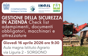 BANNER Seminario Sorgono 16 aprile 2026 Gestione della sicurezza in azienda